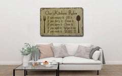 Our Kitchen Rules Sign