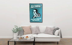 Funny Alcohol Tin Sign Metal Poster