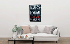 Inspiration Quote Tin Poster