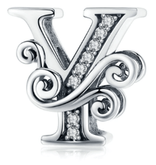 Silver Letter Charms