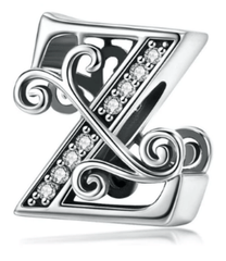 Silver Letter Charms