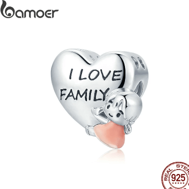 Family Love Charm for Bracelet