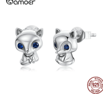 Silver Fox Earrings