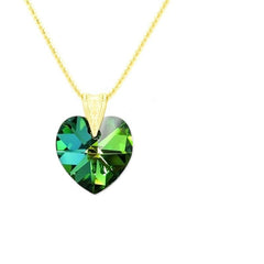 24K Gold Heart Vitrail Medium Jewellery Set