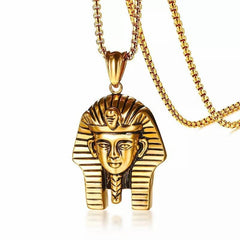 Stainless Steel Gold Pharaoh Pendant