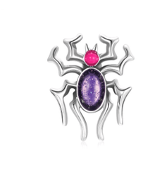 Silver Spider Charm for Bracelet