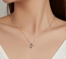 Silver Anchor Necklace