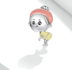 Silver Boy Charm for Bracelet