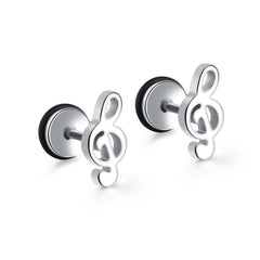 Treble Clef Earrings
In Stainless Stee
