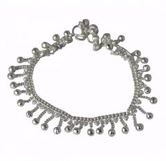 4 x Silver Fashion Anklets ( Assorted Pieces Set)