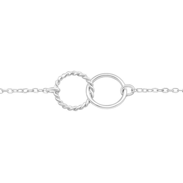 Silver Round Circles Bracelet