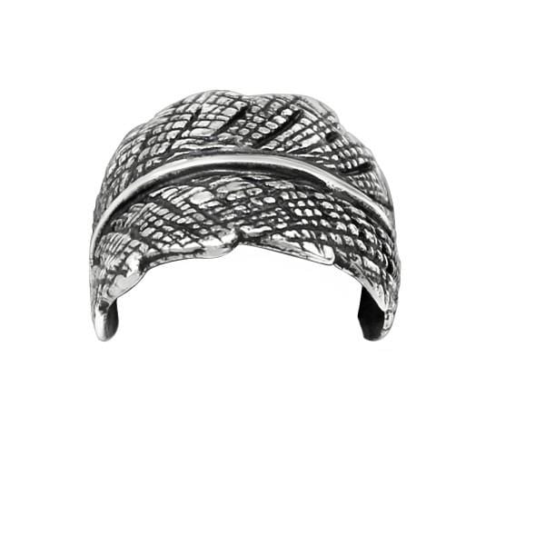 Silver Leaf Ear Cuff