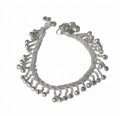 4 x Silver Fashion Anklets ( Assorted Pieces Set)