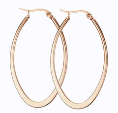 Stainless Steel Hoop Earrings