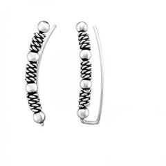 Silver Bali Ear Cuff Wrap