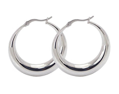 Stainless Steel Hoop Earrings