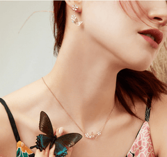 Rose Gold Butterfly Necklace