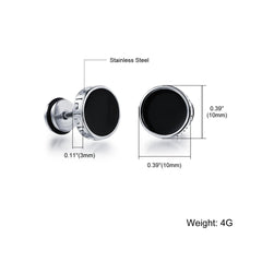 Mens Stainless Steel Earrings