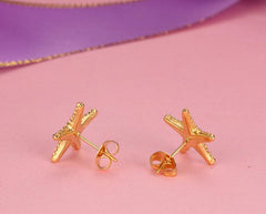 Steel Starfih Stud Earrings For Women Jewellery