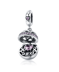 Silver Gift Box Charm