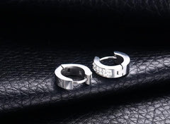 Stainless Steel Huggie Hoop Earrings