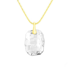 24K Gold White Crystal Swarovski Jewellery Set