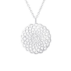 Silver Mosaic Necklace