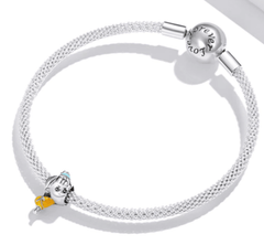 Silver Girl Charm for Bracelet