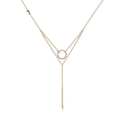 Geometric Copper Necklace