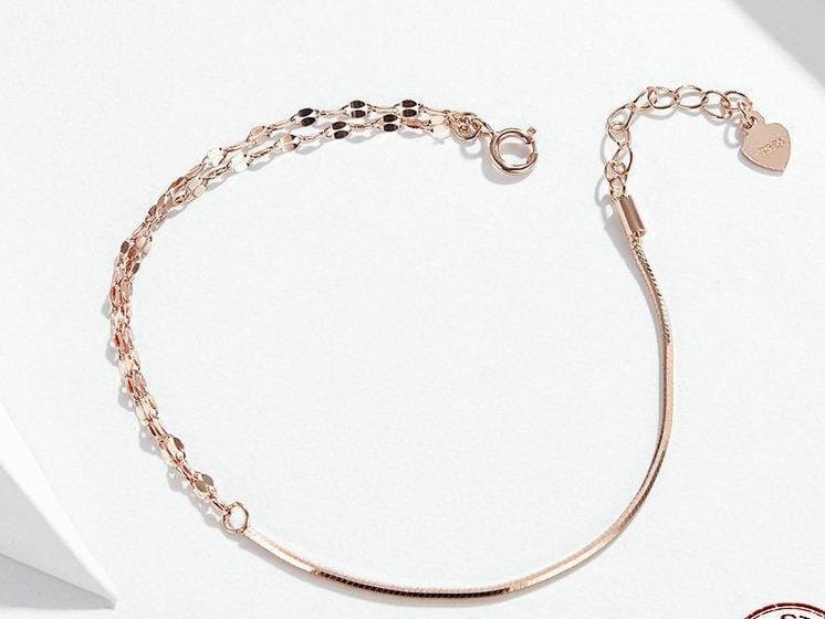 Rose Gold Chain Bracelet
