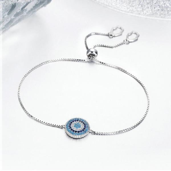 Sterling Silver Braclet Evil Eye
