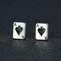 Poker Earrings