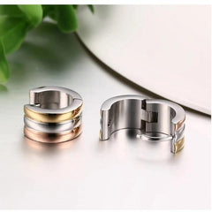 Silver Gold Hoop Earrings