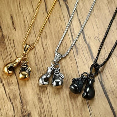 Boxing Gloves Pendant Necklace for Men