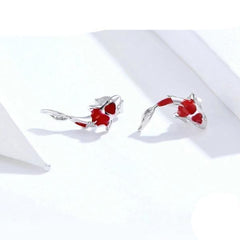 Silver Fish Earrings