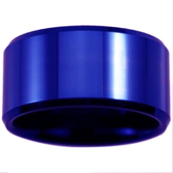 Classic Electric BlueTungsten Wedding Ring