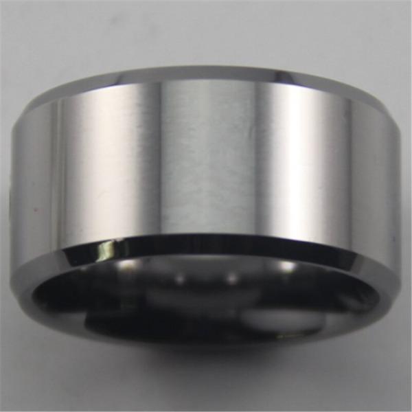 Silver Tungsten Matte Wedding Band