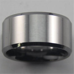 Silver Tungsten Matte Wedding Band