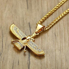 Mens Zoroastrian Pendant Necklace