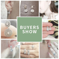 Sterling Silver Crystal Drop Earrings