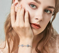 Silver Evil Eye Bracelet