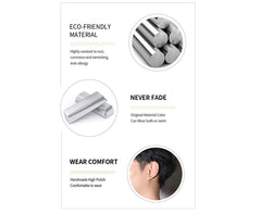 LGBT Pride Stainless Steel Rainbow Stud Earrings