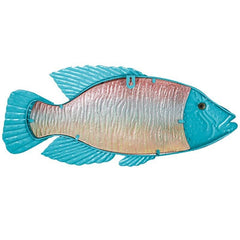 Rainbow Fish Metal Wall Art Hanging