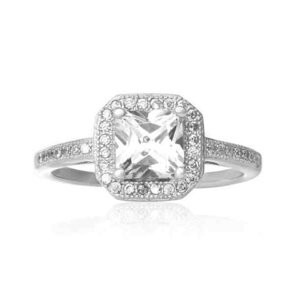 Vintage Princess Cut Ring