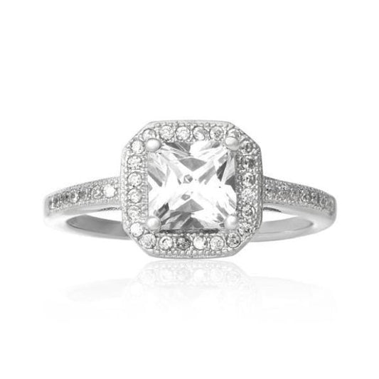 Vintage Princess Cut Ring