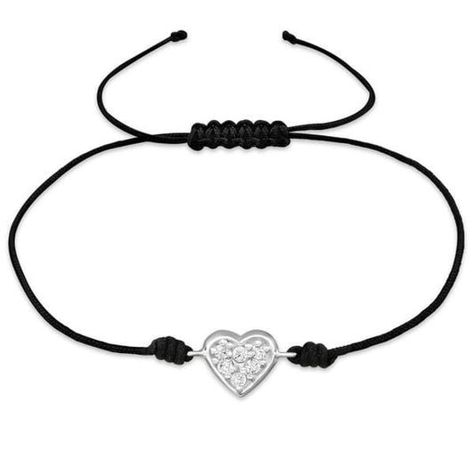 Silver Heart Love Bracelet