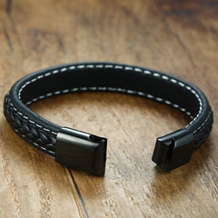 Personalised Leather Bracelet for Men