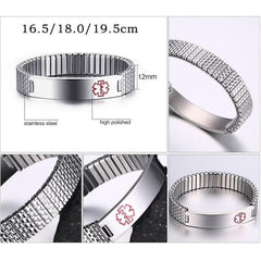 Stretchable Medical Alert Bracelet