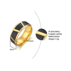 Tungsten Carbide Wedding Band for Him