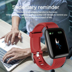 Red Smart Watch for Men & Women